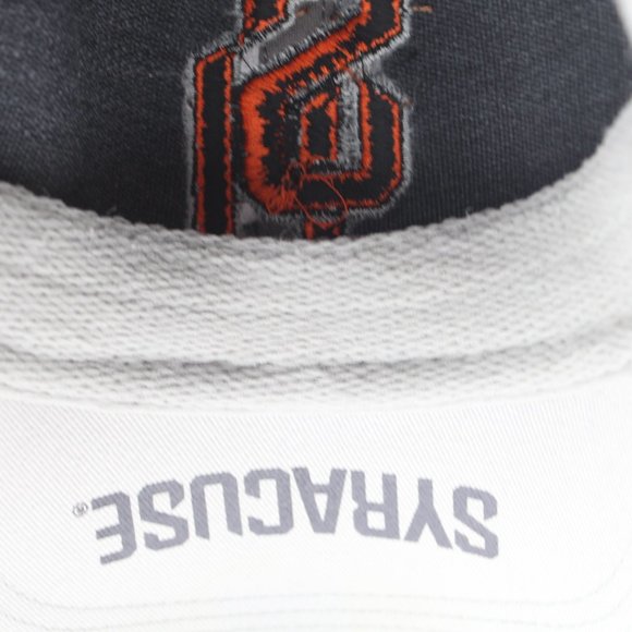 Nike Syracuse Orange Hat Mens OSFM Gray Swoosh Flex Team Wool Blend Stretch Cap - Picture 12 of 12